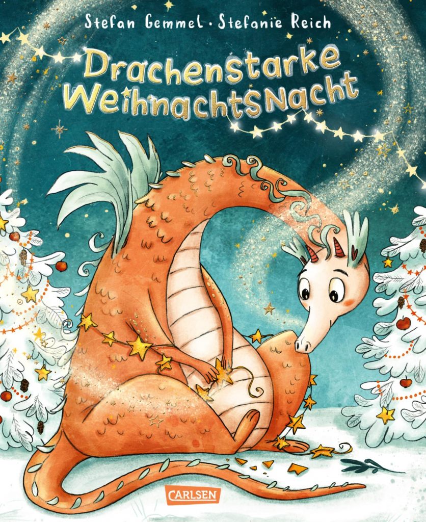 Cover des Buches "Drachenstarke WeihnachtsNacht". Drachenstarke Weihnachtsnacht: ©Carlsen Verlag
